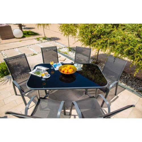 robna kuca stanojcic mmp Bastenski sto – crno sivi Como 1