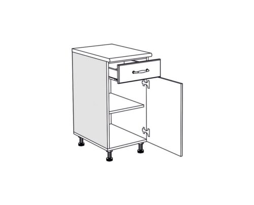 robna kuca stanojcic mmp Kuhinja D 45 KF B RUSTIK 1
