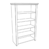 robna kuca stanojcic mmp RUSTIK Staklena vitrina – niska 4